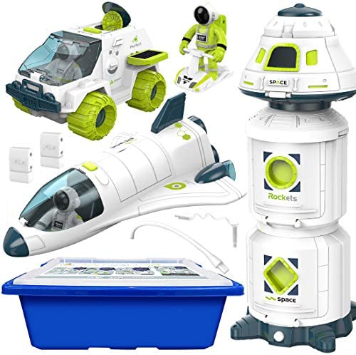 Budget 😍 Space Shuttle Spacecraft Airplane Toys For Kids With Lights &amp; Sound &amp; Astronaut Figure,Spaceship Toys For Any Interstellar Mission Adventure,Toy Rocket Gift For Boys 3-5-8 😉