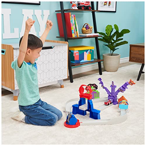 Flash Sale 😀 True Metal Total City Rescue Movie Track Set With Exclusive Marshall Vehicle 1:55 Scale Kids Toys For Ages 3 And Up 🧨