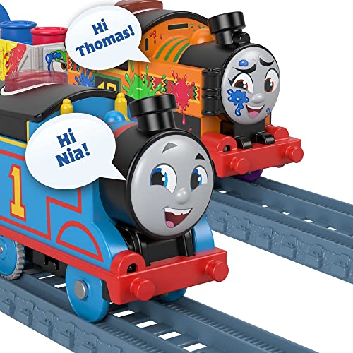 Coupon 💯 Thomas &amp; Friends Motorized Talking Thomas Engine With Annie &amp; Clarabel Battery-Powered Toy Train With Character Sounds And Phra 🤩