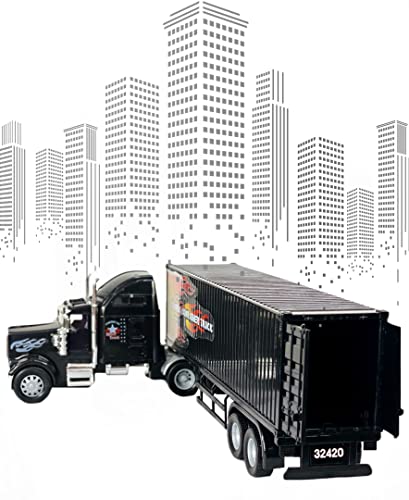 Cheapest ✨ Rig Heavy Duty Tractor Trailer Transport Series Big Box Tractor Trailer (Colors May Vary) 😍