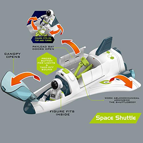 Budget 😍 Space Shuttle Spacecraft Airplane Toys For Kids With Lights &amp; Sound &amp; Astronaut Figure,Spaceship Toys For Any Interstellar Mission Adventure,Toy Rocket Gift For Boys 3-5-8 😉