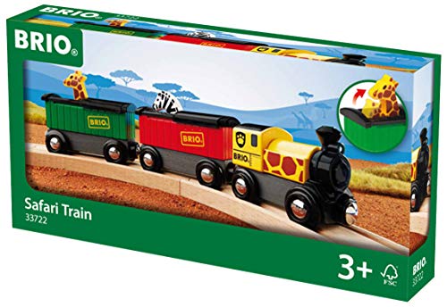 Cheapest 👏 RIO World – 33722 Safari Train | 3 Piece Toy Train Accessory For Kids Age 3 And Up 😉