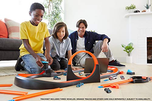 Promo 🎉 Hot Wheels Id Smart Track Starter Kit With 3 Exclusive Cars Track Pieces And Hot Wheels Race Portal For Physical &amp; Digital Play Gift For Kids Ages 8 Years Old &amp; Up 🛒