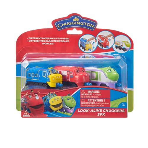 Best Pirce 🧨 Look Alive Chuggers 3-Pack – Wilson Brewster Koko – Connectable Train Toys With Moving Parts – Free-Rolling Wheels – 3.75 Inch Scale – Gift For Preschool Kids Age 3 And Up 🧨