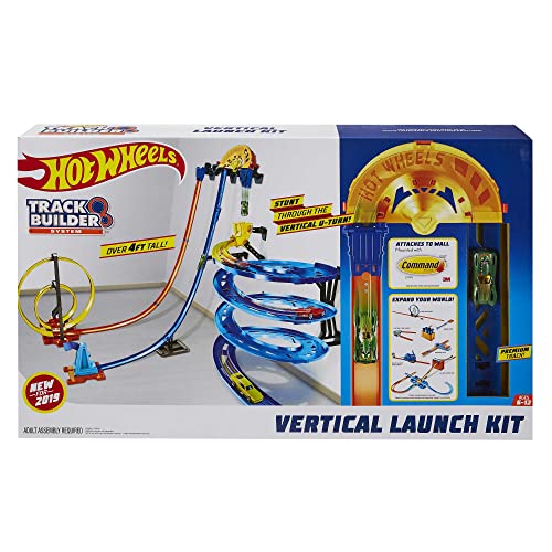 Coupon 👏 Track Builder Vertical Launch Set 50 Inches High 3 Stunt Configurations Ages 6 To 10 3M Command Strips [Amazon Exclusive] ✨