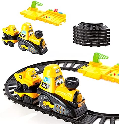 Discount ❤️ Cat Construction Power Track Friends Preschool Train Se 👍