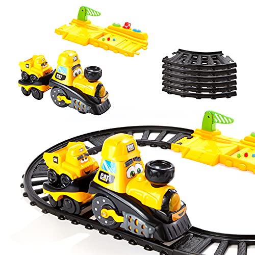 Discount ❤️ Cat Construction Power Track Friends Preschool Train Se 👍