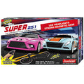 Best reviews of ⌛ : Super 251 USB Power Slot Car Racing Set LED Headlights Strong Magnetic Base Mechanical Lap Counter &amp; Powerbase Integrated As Combo Track For Ages 8 And Up 🥰