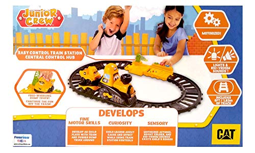 Discount ❤️ Cat Construction Power Track Friends Preschool Train Se 👍