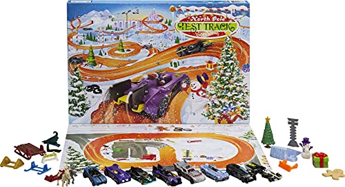 Top 10 👍 2021 Advent Calendar With 24 Surprises That Include 8 1:64 Scale Vehicles &amp; Other Cool Accessories Plus A Play Pane Mat For Collectors &amp; Kids 3 Years Old &amp; Up 🤩