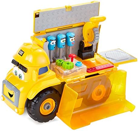 Discount ❤️ Cat Construction Power Track Friends Preschool Train Se 👍
