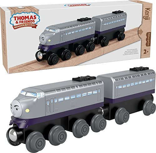 Cheap 👍 Wooden Railway James Engine And Coal Car Push-Along Train Made From Sustainably Sourced Wood For Kids 2 Years And Up 🛒