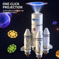 New 🌟 Space Shuttle Rocket Toys For 3 4 5 6 7 8 9 Years Old Kids Science Educational Toys 5-in-1 STEM Aerospace Toys With 2 Astronauts Projection Lamp Space Adventure Toys Gift For Boys 👧 Girls 3+ 🧨