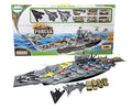 Deals 😉 33 Inch Aircraft Carrier With Soldiers Jets Military Vehicles (18 Fighter Jets) ⌛