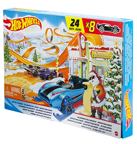 Top 10 👍 2021 Advent Calendar With 24 Surprises That Include 8 1:64 Scale Vehicles &amp; Other Cool Accessories Plus A Play Pane Mat For Collectors &amp; Kids 3 Years Old &amp; Up 🤩