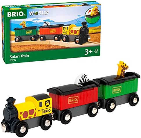 Cheapest 👏 RIO World – 33722 Safari Train | 3 Piece Toy Train Accessory For Kids Age 3 And Up 😉