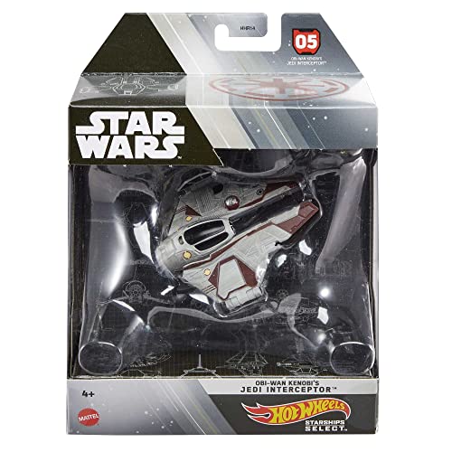 Outlet ❤️ Star Wars Starships Select Premium Diecast OBI-Wan Kenobi’s Jedi Interceptor ✔️