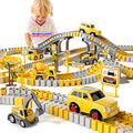 Wholesale 🔥 IHaHa 236 PCS Construction Toys Race Tracks For Boys Kids Toys 6 PCS Construction Car And Flexible Track Playset Create A Engineering Road For 3 4 5 6 Year Old Boys 👧 Girls Toys ⭐
