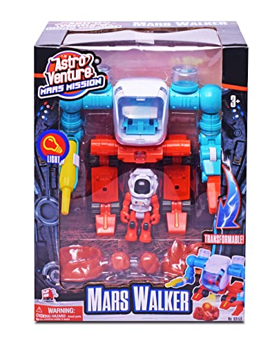 Best reviews of ✨ Stro Venture Mars Walker Mars Mission Space Toy Transformable Explorer Robot With Light Astronaut Figure And Accessories Transform From Walking To Driving Mode 😉