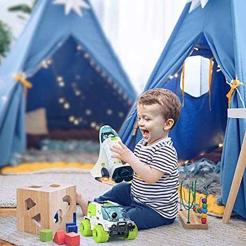 Cheap 🤩 Space Shuttle Toys For 3 4 5 6 7 Year Old Boys [Lights &amp; Sounds] Space Toys For Kids 3-5 With 2 Astronauts Toy Shuttle And Rover Spaceship Toys Playsets 🥳 Birthday Easter Boys 👧 Girls 😍