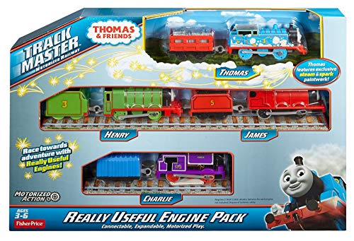 Best Sale ✔️ Price Thomas &amp; Friends Really Useful Engine Pack Set Of 4 Motorized Toy Train Engines For Preschool Kids Ages 3 Years And Ol 👏
