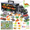 Coupon ⌛ Dinosaur Toys For Kids 3-5 Dinosaur Truck Carrier Transport Truck Dinosaurs Toys For Boys And 👧 Girls 3 4 5 6 Years Old With Dino Eggs 23 Pcs Kids Toys Dinosaur 🌟