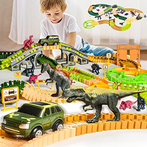 New ❤️ Dinosaur Truck Toys For Kids 3-5 Years  Cars Toys For Toddler 1-3  6 In 1 Jurassic Dinosaurs Trucks Toys  Semi Truck Toy Car For Boys And 👧 Girls Age 2-3  Best Gift For Baby &amp; Toddler Toys 💯